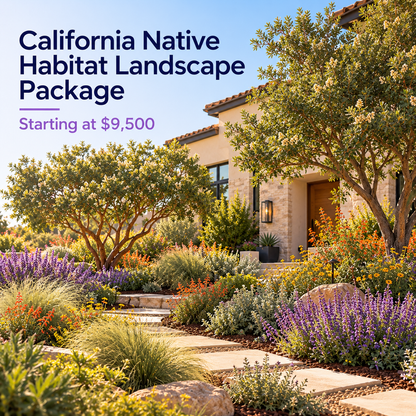 California Native Habitat Landscape Package - Earth People LandCare